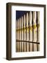 UAE, Abu Dhabi. Sheikh Zayed bin Sultan Mosque arches-Walter Bibikow-Framed Photographic Print