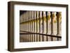 UAE, Abu Dhabi. Sheikh Zayed bin Sultan Mosque arches-Walter Bibikow-Framed Photographic Print