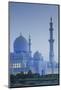 UAE, Abu Dhabi, Sheikh Zayed bin Sultan Mosque, exterior, dawn-Walter Bibikw-Mounted Photographic Print