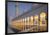 UAE, Abu Dhabi. Sheikh Zayed bin Sultan Mosque-Walter Bibikow-Framed Premium Photographic Print