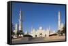 UAE, Abu Dhabi. Sheikh Zayed bin Sultan Mosque-Walter Bibikow-Framed Stretched Canvas