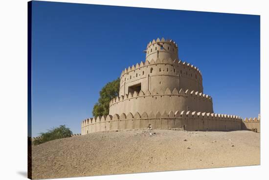 UAE, Al Ain. Al Jahili Fort.-Walter Bibikow-Stretched Canvas