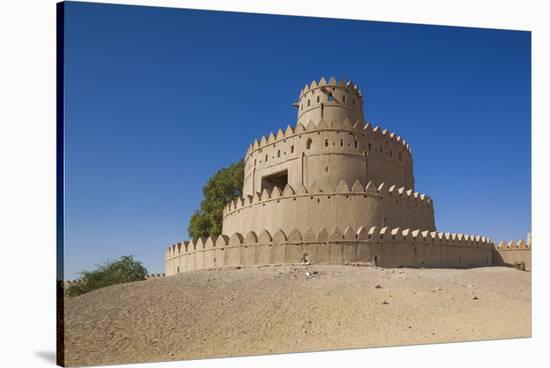 UAE, Al Ain. Al Jahili Fort.-Walter Bibikow-Stretched Canvas