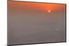 UAE, Al Ain. Jabel Hafeet, Al Ain's mountain, sunset over The Empty Quarter-Walter Bibikow-Mounted Photographic Print