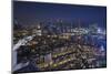 UAE, Downtown Dubai. Elevated view of Downtown area-Walter Bibikow-Mounted Photographic Print