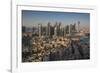 UAE, Downtown Dubai. Elevated view of Downtown area-Walter Bibikow-Framed Photographic Print