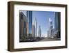 UAE, Downtown Dubai. High-rise buildings along Sheikh Zayed Road-Walter Bibikow-Framed Photographic Print