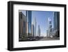 UAE, Downtown Dubai. High-rise buildings along Sheikh Zayed Road-Walter Bibikow-Framed Photographic Print