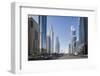 UAE, Downtown Dubai. High-rise buildings along Sheikh Zayed Road-Walter Bibikow-Framed Photographic Print