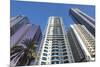 UAE, Downtown Dubai. High-rise buildings along Sheikh Zayed Road-Walter Bibikow-Mounted Premium Photographic Print