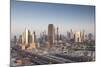 UAE, Downtown Dubai. Skyscrapers on Sheikh Zayed Road from downtown-Walter Bibikow-Mounted Photographic Print