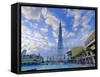 Uae, Dubai, Burj Khalifa-Alan Copson-Framed Stretched Canvas