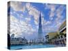 Uae, Dubai, Burj Khalifa-Alan Copson-Stretched Canvas