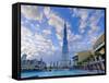 Uae, Dubai, Burj Khalifa-Alan Copson-Framed Stretched Canvas