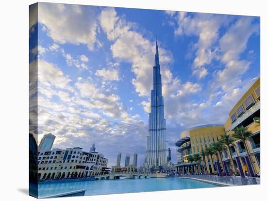 Uae, Dubai, Burj Khalifa-Alan Copson-Stretched Canvas