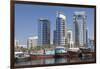 UAE, Dubai, Deira. Dhow ships on Dubai Creek-Walter Bibikow-Framed Photographic Print