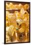 UAE, Dubai, Deira. Gold Souk, gold jewelry-Walter Bibikow-Framed Premium Photographic Print