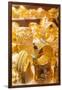 UAE, Dubai, Deira. Gold Souk, gold jewelry-Walter Bibikow-Framed Photographic Print