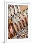 UAE, Dubai, Deira. Souvenir traditional slippers-Walter Bibikow-Framed Premium Photographic Print