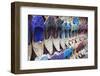 UAE, Dubai, Deira. Souvenir traditional slippers-Walter Bibikow-Framed Photographic Print