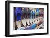 UAE, Dubai, Deira. Souvenir traditional slippers-Walter Bibikow-Framed Photographic Print