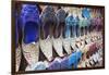 UAE, Dubai, Deira. Souvenir traditional slippers-Walter Bibikow-Framed Photographic Print