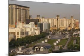 UAE, Dubai, Deira. Union Square, elevated view-Walter Bibikow-Mounted Premium Photographic Print