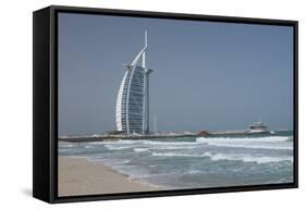 Uae, Dubai. Jumeirah District, Burj Al Arab Hotel-Cindy Miller Hopkins-Framed Stretched Canvas