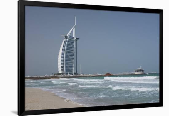 Uae, Dubai. Jumeirah District, Burj Al Arab Hotel-Cindy Miller Hopkins-Framed Photographic Print