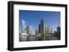 UAE, Dubai Marina high-rise buildings-Walter Bibikow-Framed Photographic Print