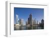 UAE, Dubai Marina high-rise buildings-Walter Bibikow-Framed Photographic Print