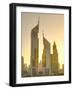 Uae, Dubai, Sheikh Zayed Road, Emirates Towers-Alan Copson-Framed Photographic Print