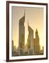 Uae, Dubai, Sheikh Zayed Road, Emirates Towers-Alan Copson-Framed Photographic Print