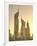 Uae, Dubai, Sheikh Zayed Road, Emirates Towers-Alan Copson-Framed Photographic Print