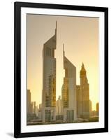 Uae, Dubai, Sheikh Zayed Road, Emirates Towers-Alan Copson-Framed Photographic Print