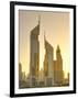 Uae, Dubai, Sheikh Zayed Road, Emirates Towers-Alan Copson-Framed Photographic Print