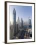 Uae, Dubai, Sheikh Zayed Road (Highway E11)-Alan Copson-Framed Photographic Print