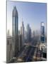 Uae, Dubai, Sheikh Zayed Road (Highway E11)-Alan Copson-Mounted Photographic Print