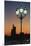 Uae, United Arab Emirates, Abu Dhabi. City and Arabic Streetlamps-Walter Bibikow-Mounted Photographic Print