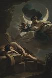 Mercury Lulling Argus to Sleep, c.1770-1775-Ubaldo Gandolfi-Framed Giclee Print