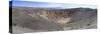 Ubehebe Crater Panorama, Death Valley, California, USA-Mark Taylor-Stretched Canvas
