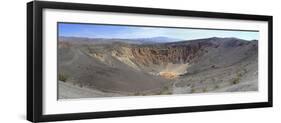 Ubehebe Crater Panorama, Death Valley, California, USA-Mark Taylor-Framed Photographic Print