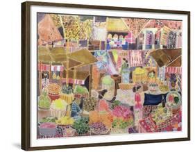 Ubud Market, Bali, 2002-Hilary Simon-Framed Premium Giclee Print