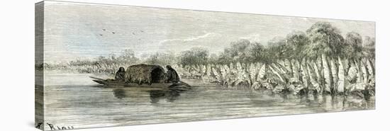 Ucayali River Peru 1869-null-Stretched Canvas