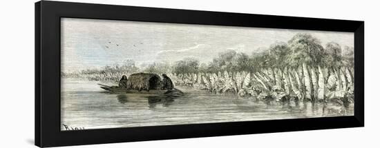 Ucayali River Peru 1869-null-Framed Giclee Print