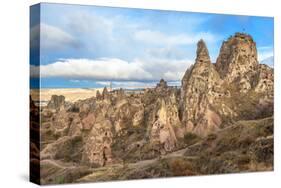 Uchisar, Cappadocia, UNESCO World Heritage Site, Anatolia, Turkey, Asia Minor, Eurasia-Gabrielle and Michael Therin-Weise-Stretched Canvas