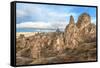 Uchisar, Cappadocia, UNESCO World Heritage Site, Anatolia, Turkey, Asia Minor, Eurasia-Gabrielle and Michael Therin-Weise-Framed Stretched Canvas