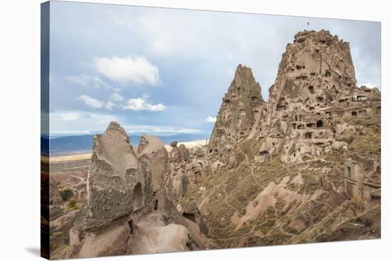 Uchisar, Cappadocia, UNESCO World Heritage Site, Anatolia, Turkey, Asia Minor, Eurasia-Gabrielle and Michael Therin-Weise-Stretched Canvas