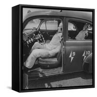 Ucla Auto Crash Test Dummy Experiments-J^ R^ Eyerman-Framed Stretched Canvas