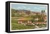 UCLA, Westwood Hills, Los Angeles, California-null-Framed Stretched Canvas